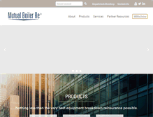 Tablet Screenshot of mutualboilerre.com